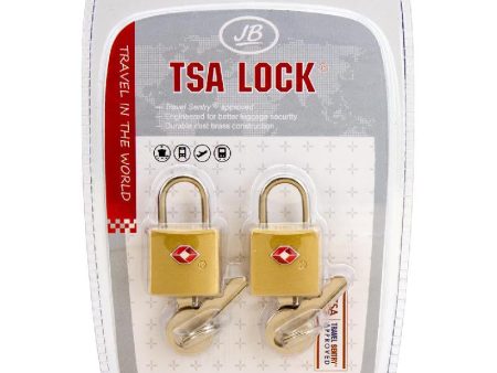 TSA Lock 2 Pack. EX-A5145 Gold Discount