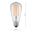 Dar LED Light Bulb E27 8w Elongated Dimmable Fashion