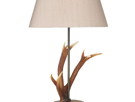 David Hunt Antler Rustic Small Table Lamp Base For Discount