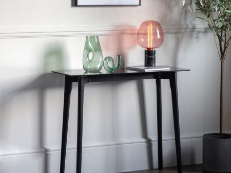 Amos Blair Console Table Black For Sale