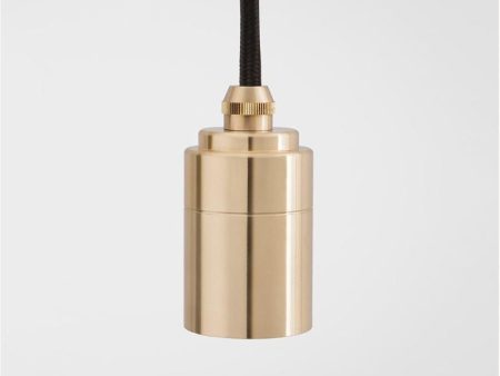 Tala Single Pendant Turned Brass Discount