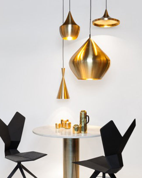 Tom Dixon Beat Wide Pendant LED Brushed Brass Online Hot Sale