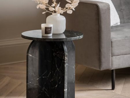 Amos Amalfi Side Table Black Online Hot Sale