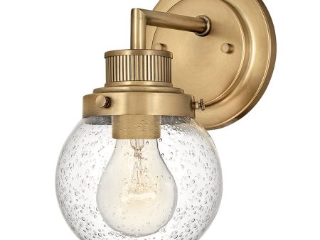 Quintiesse Poppy Bathroom Wall Light Heritage Brass Online Hot Sale