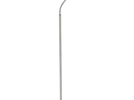 Dar Wellington Floor Lamp Satin Chrome Fashion