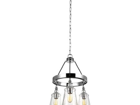 Quintiesse Loras 3 Light Chandelier For Cheap