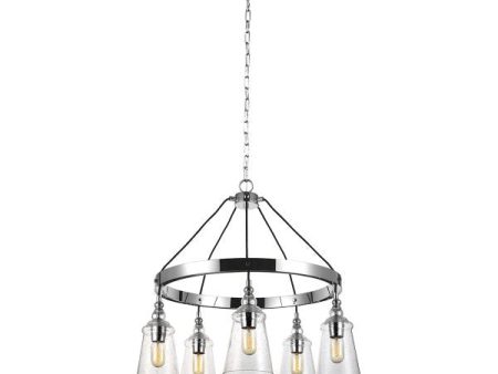 Quintiesse Loras 5 Light Chandelier Supply