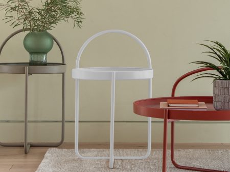 Amos Melbury Side Table White Online Hot Sale