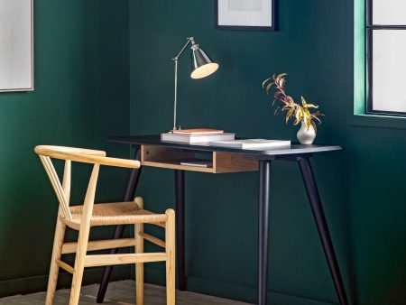 Amos Maddox Desk with Shelf Fashion