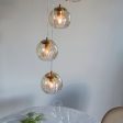 Endon Dimple 5lt Cluster Pendant Satin Brass Discount