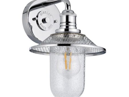 Quintiesse Rigby Wall Light Polished Chrome IP44 on Sale