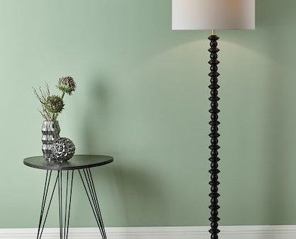 Dar Azana Floor Lamp Base Only Black Ash Finish on Sale