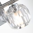 Quintiesse Regalia 2 lt Bathroom Wall Light Crystal and Polished Chrome IP44 For Cheap