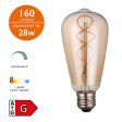 Dar LED Light Bulb E27 4w Elongated Vintage Rustic Dimmable Cheap