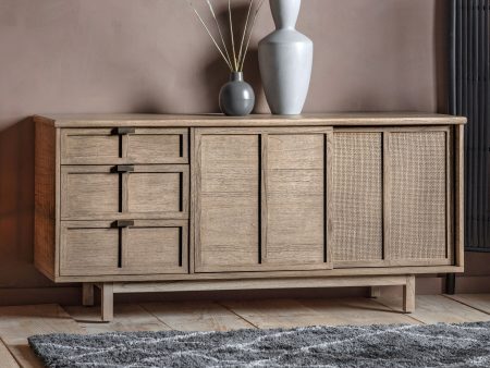 Amos Kyoto 3 Drawer 2 Door Sideboard Hot on Sale