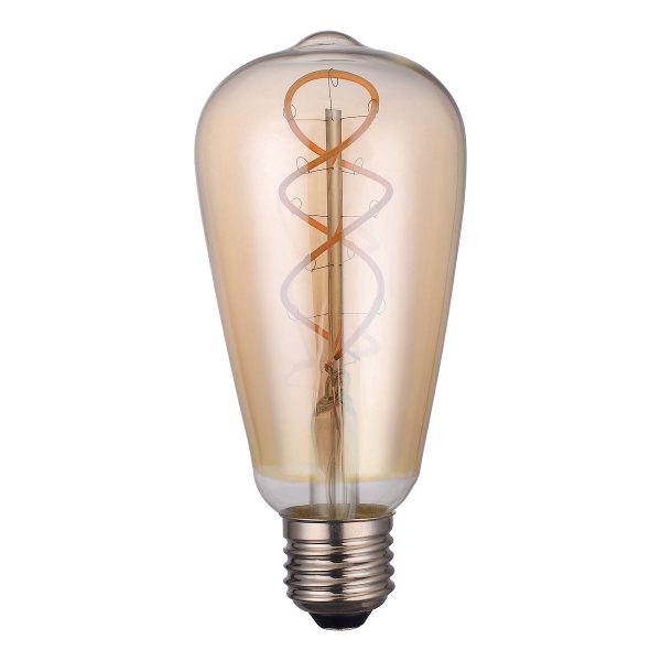 Dar LED Light Bulb E27 4w Elongated Vintage Rustic Dimmable Cheap