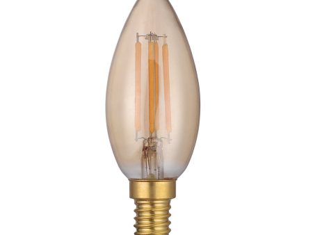 Dar LED Light Bulb E14 4w Vintage Candle Dimmable Online Hot Sale