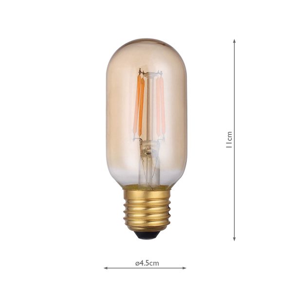 Dar LED Light Bulb E27 4w Vintage Valve Dimmable Online Sale