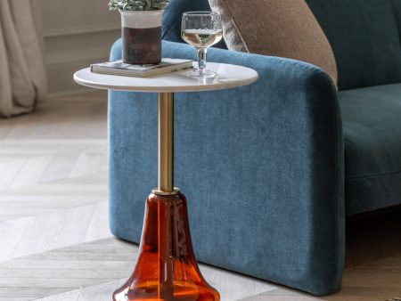 Amos Bilbao Side Table Orange Hot on Sale