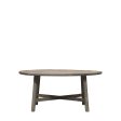 Amos Kingham Round Coffee Table Grey Online now