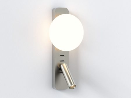 Astro Zeppo Reader Wall Light Matt Nickel Online Hot Sale