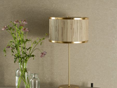 Dar Fenella Table Lamp Gold Leaf Online Sale