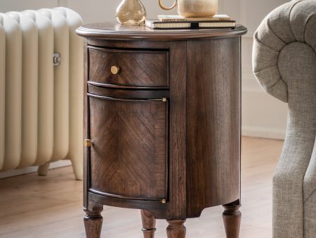 Amos Madison Drum Side Table Sale