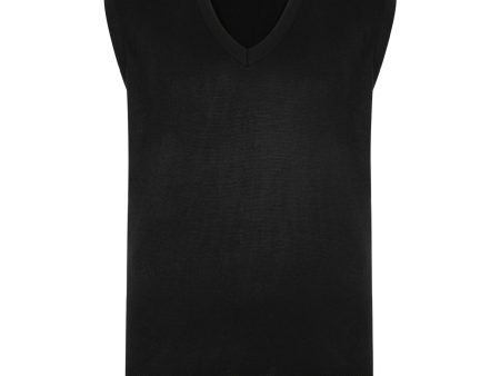 V Neck Textured Sleeveless Pullover Sale