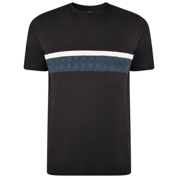 Contrast Chequered Print T-Shirt For Discount