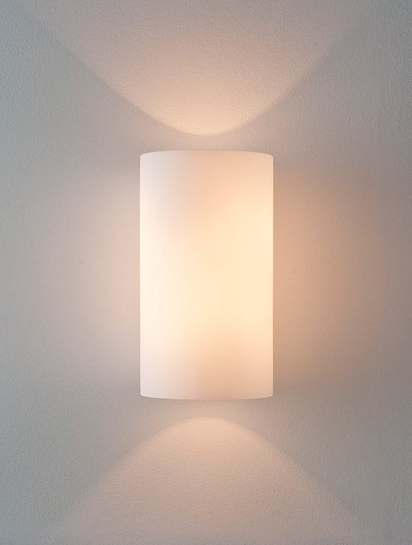 Astro Cyl 260 Wall Light Opal Glass & Chrome on Sale