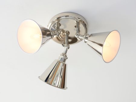 Amos Maine Spotlight Polished Nickel Hot on Sale