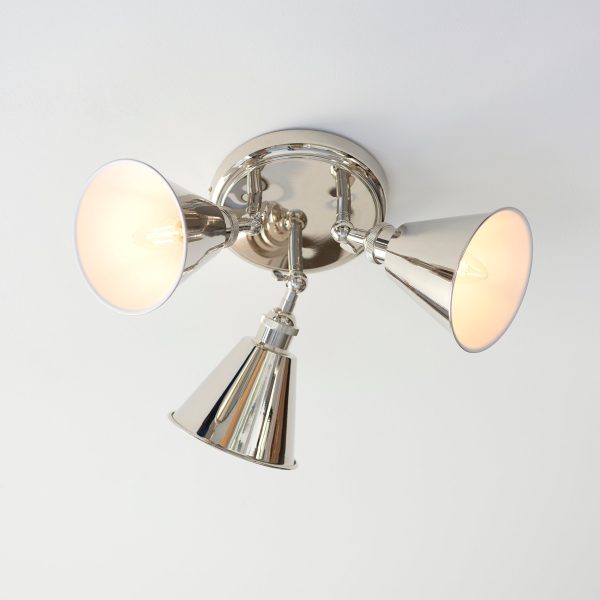 Amos Maine Spotlight Polished Nickel Hot on Sale