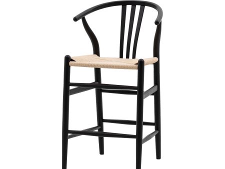 Amos Whitney Bar Stool Black (2pk) For Discount