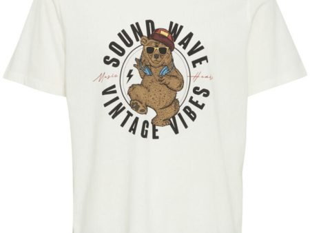 Vintage Vibes Print T-Shirt For Discount