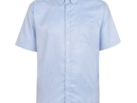 Flower Print Short Sleeve Shirt Online Sale