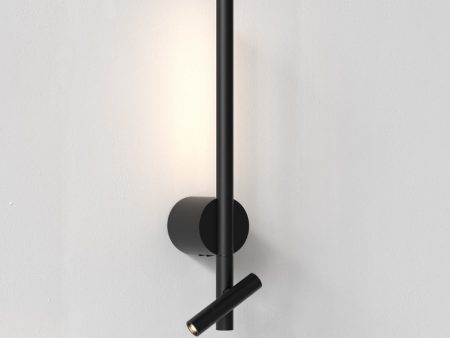 Astro Baton Bedside Reader LED Matt Black Fashion