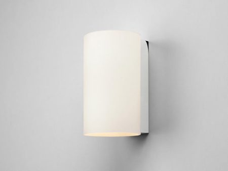 Astro Cyl 200 Wall Light Opal Glass & Chrome Sale