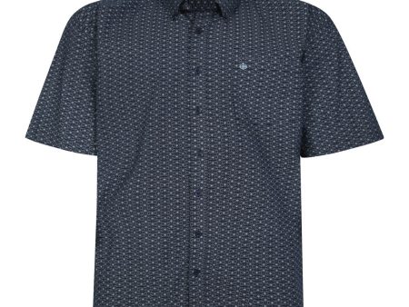 Geo Print Short Sleeve Shirt Cheap