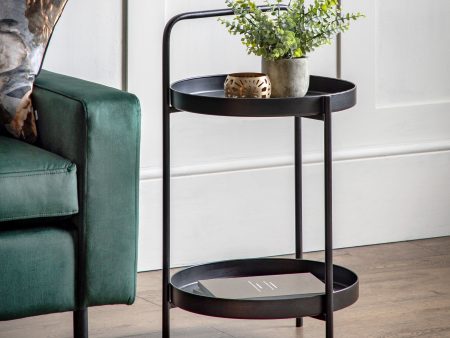 Amos Sennen Side Table Black For Cheap