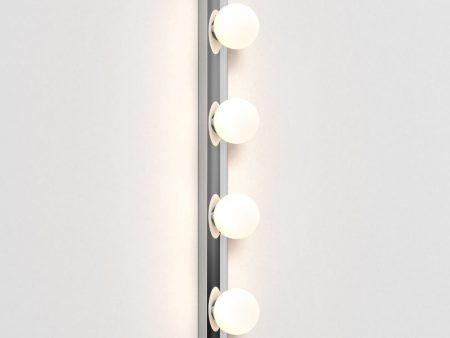 Astro Cabaret Bathroom Wall Light, Polished Chrome IP44 Sale