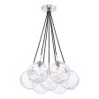 Dar Elpis 7 Light Cluster Pendant Clear Glass Sale