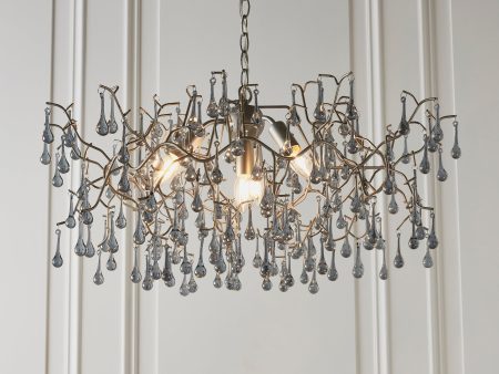 Amos Chatsworth Chandelier Aged Silver Online