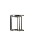 Amos Rowe Nest of Two Tables Silver Discount