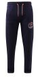 Chilworth Embroidered Logo Open Hem Joggers - Navy on Sale