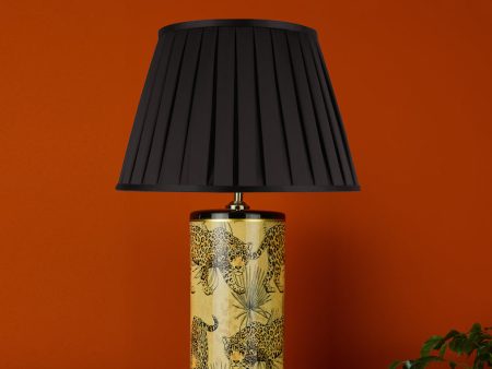 Dar Gold Collection Eliza Table Lamp Leopard Motif In Gold Base on Sale