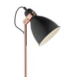 Dar Frederick Floor Lamp Black and Copper Online Hot Sale