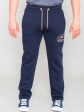 Chilworth Embroidered Logo Open Hem Joggers - Navy on Sale