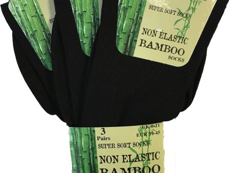 3 Pack Non Elastic Bamboo Socks Cheap