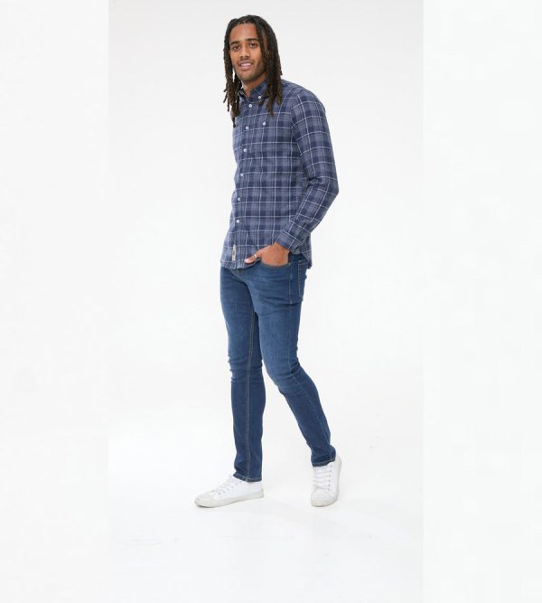 Tall Fit  Sonny  Long Sleeve Brushed Check Shirt Online now