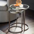 Amos Rowe Nest of Two Tables Silver Discount